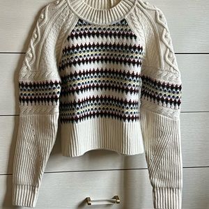 Veronica Beard Jimeno merino wool-jacquard sweater - XS - worn once